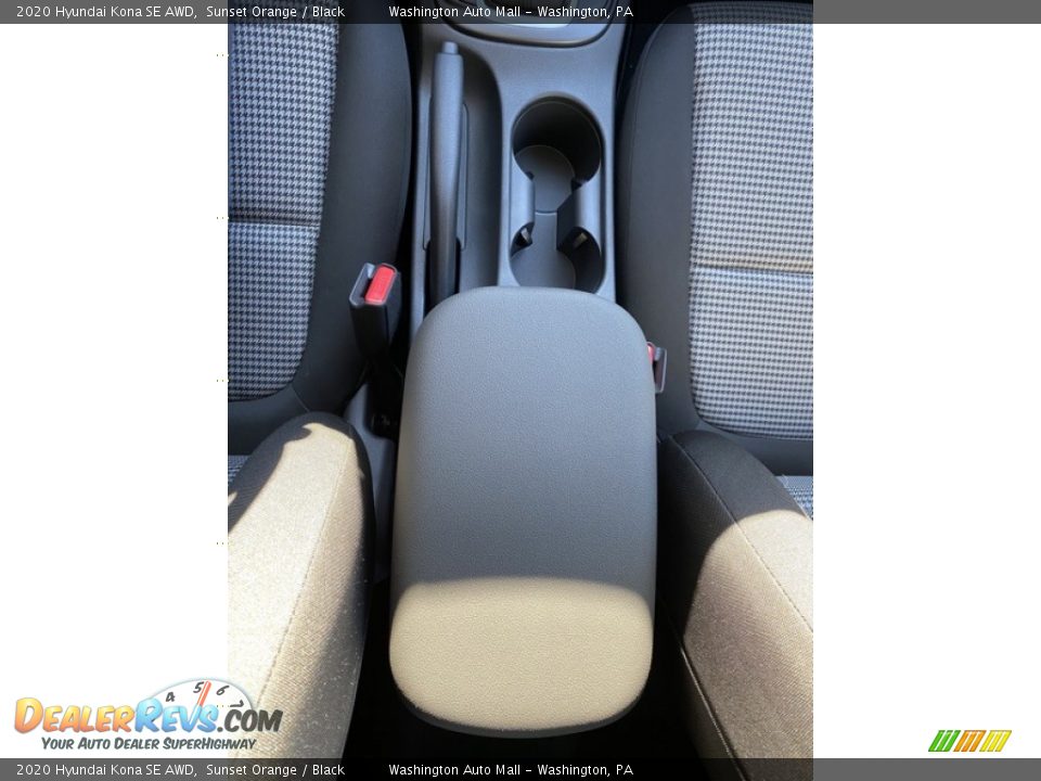 2020 Hyundai Kona SE AWD Sunset Orange / Black Photo #32