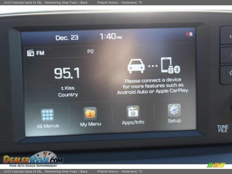 2020 Hyundai Santa Fe SEL Shimmering Silver Pearl / Black Photo #16