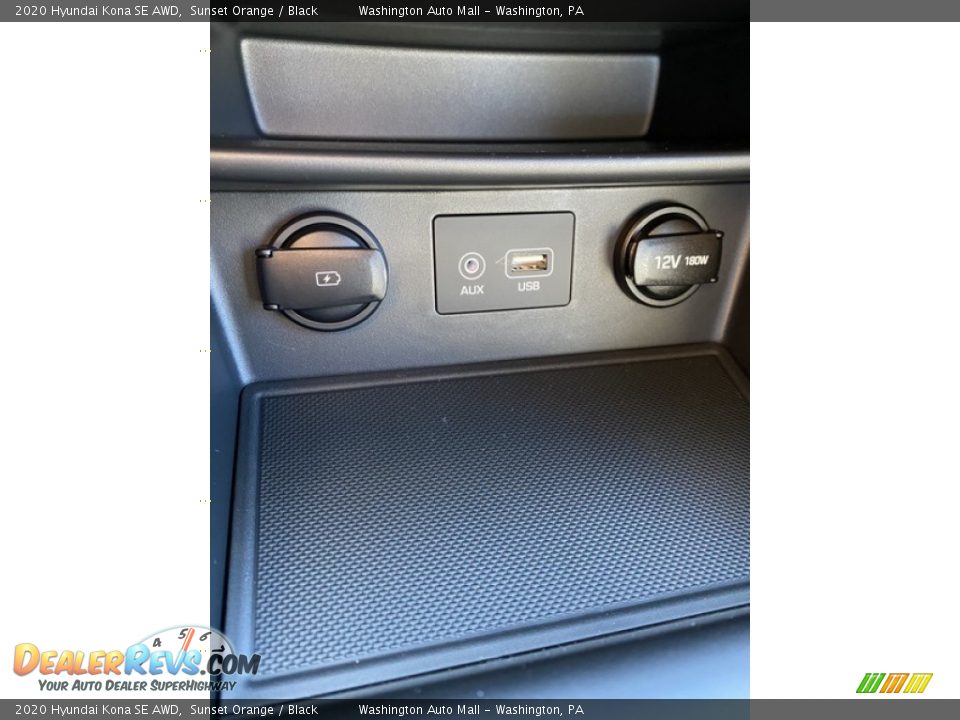 2020 Hyundai Kona SE AWD Sunset Orange / Black Photo #33