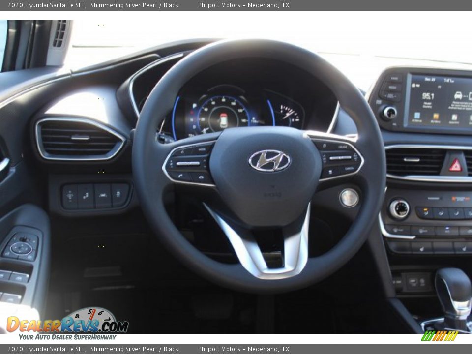 2020 Hyundai Santa Fe SEL Shimmering Silver Pearl / Black Photo #24