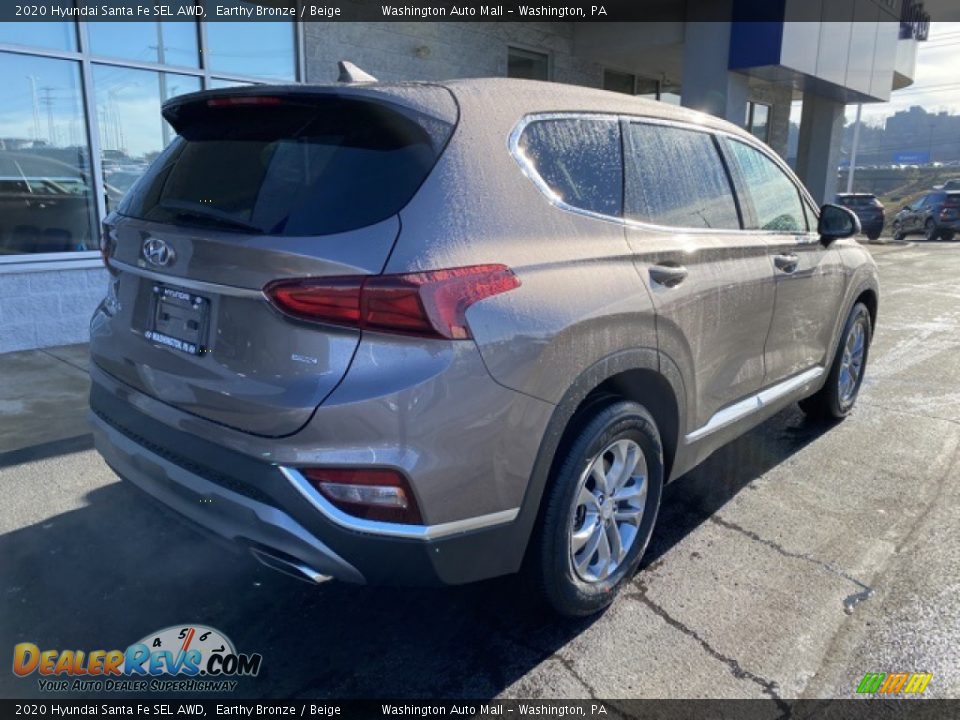 2020 Hyundai Santa Fe SEL AWD Earthy Bronze / Beige Photo #4