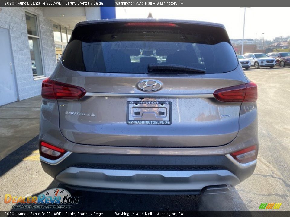 2020 Hyundai Santa Fe SEL AWD Earthy Bronze / Beige Photo #5