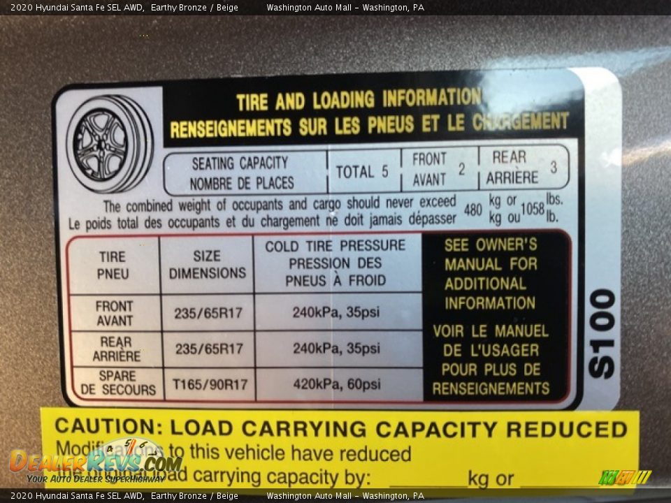 2020 Hyundai Santa Fe SEL AWD Earthy Bronze / Beige Photo #9