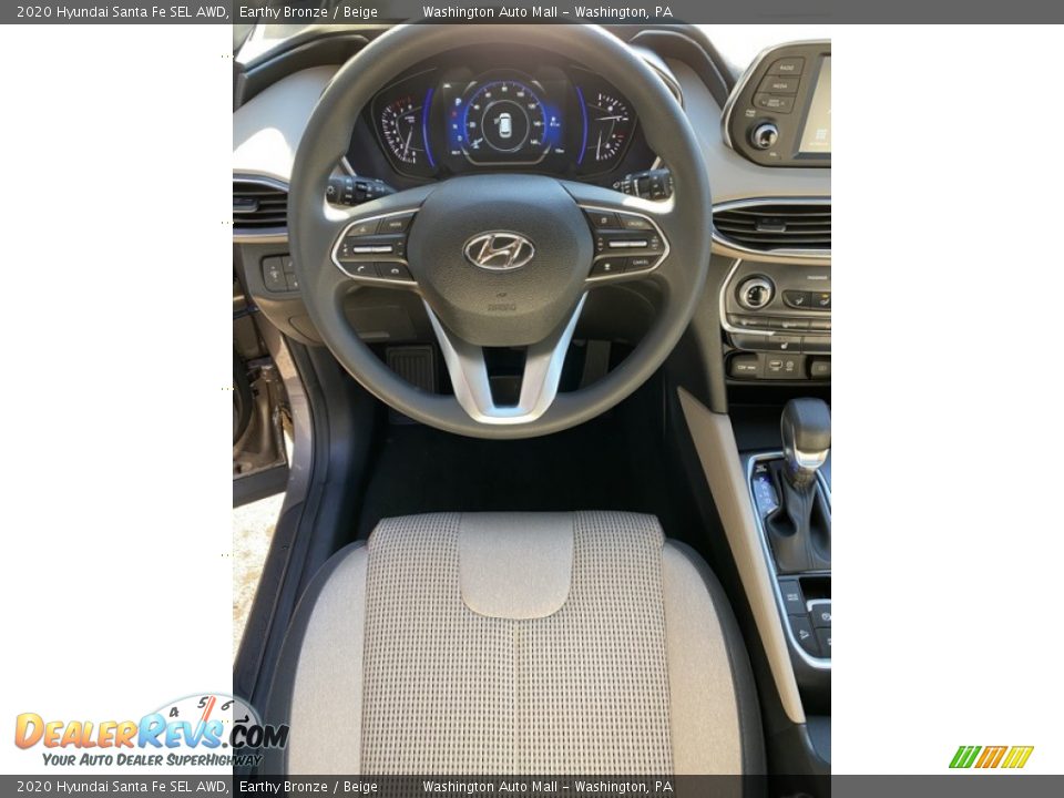 2020 Hyundai Santa Fe SEL AWD Earthy Bronze / Beige Photo #14
