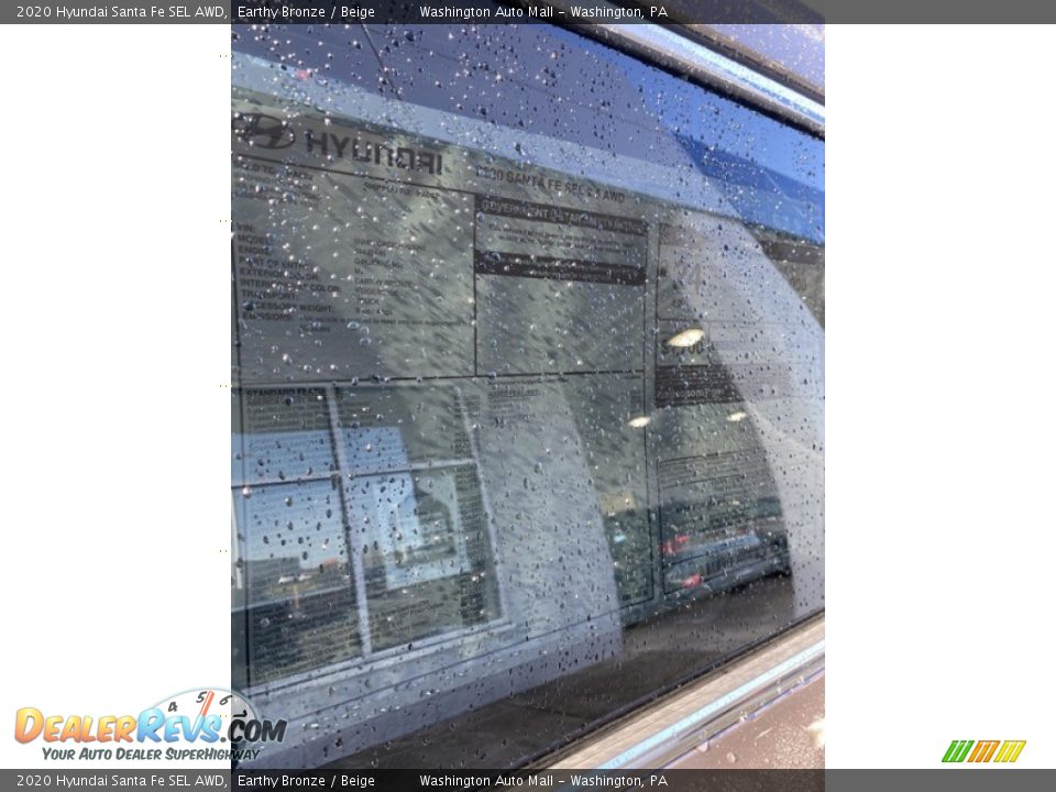 2020 Hyundai Santa Fe SEL AWD Earthy Bronze / Beige Photo #16