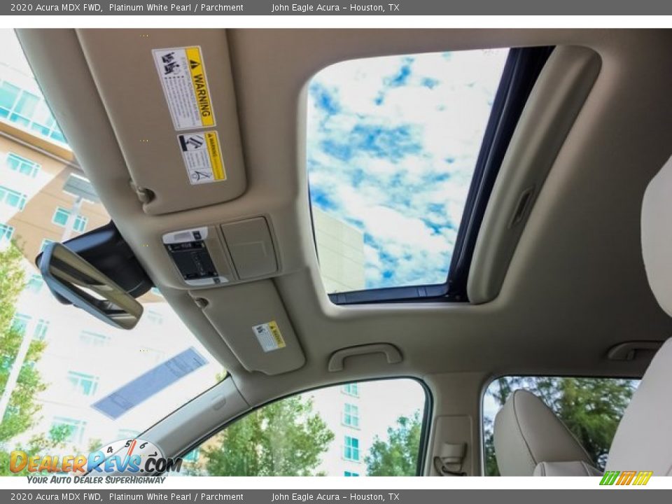 2020 Acura MDX FWD Platinum White Pearl / Parchment Photo #14