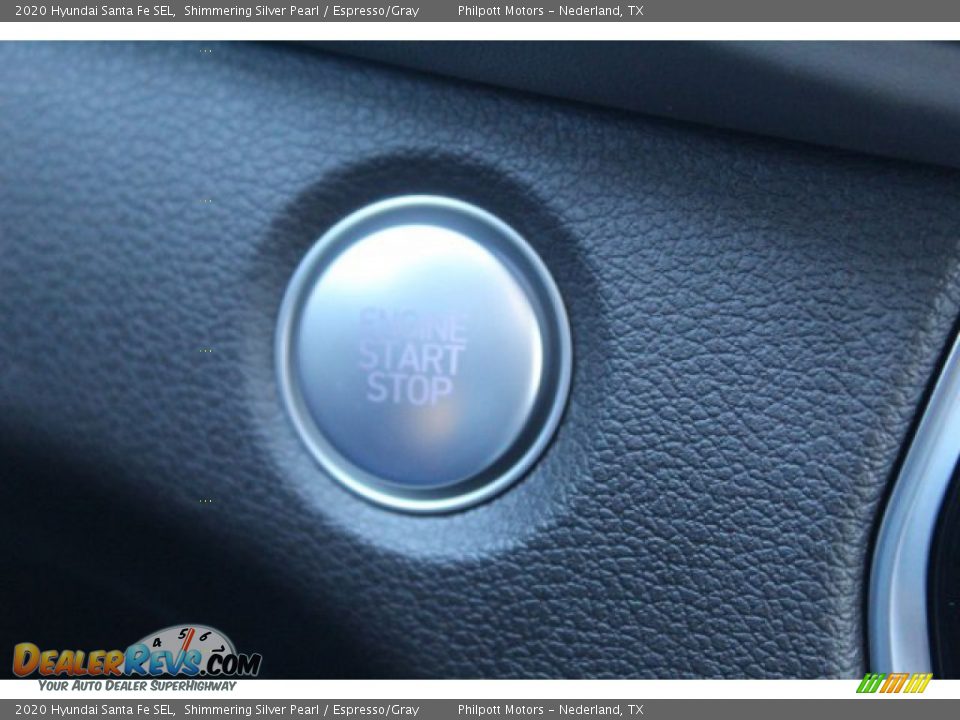 2020 Hyundai Santa Fe SEL Shimmering Silver Pearl / Espresso/Gray Photo #22
