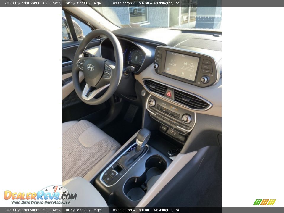 2020 Hyundai Santa Fe SEL AWD Earthy Bronze / Beige Photo #26