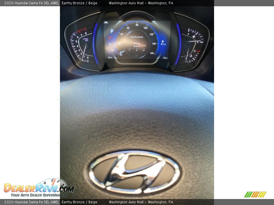 2020 Hyundai Santa Fe SEL AWD Earthy Bronze / Beige Photo #28