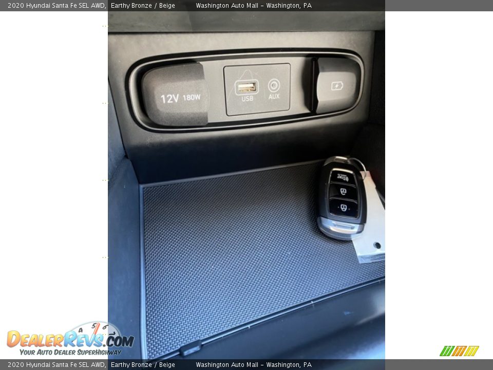 2020 Hyundai Santa Fe SEL AWD Earthy Bronze / Beige Photo #36