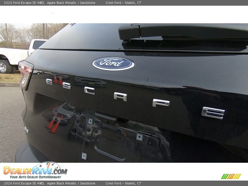 2020 Ford Escape SE 4WD Agate Black Metallic / Sandstone Photo #9