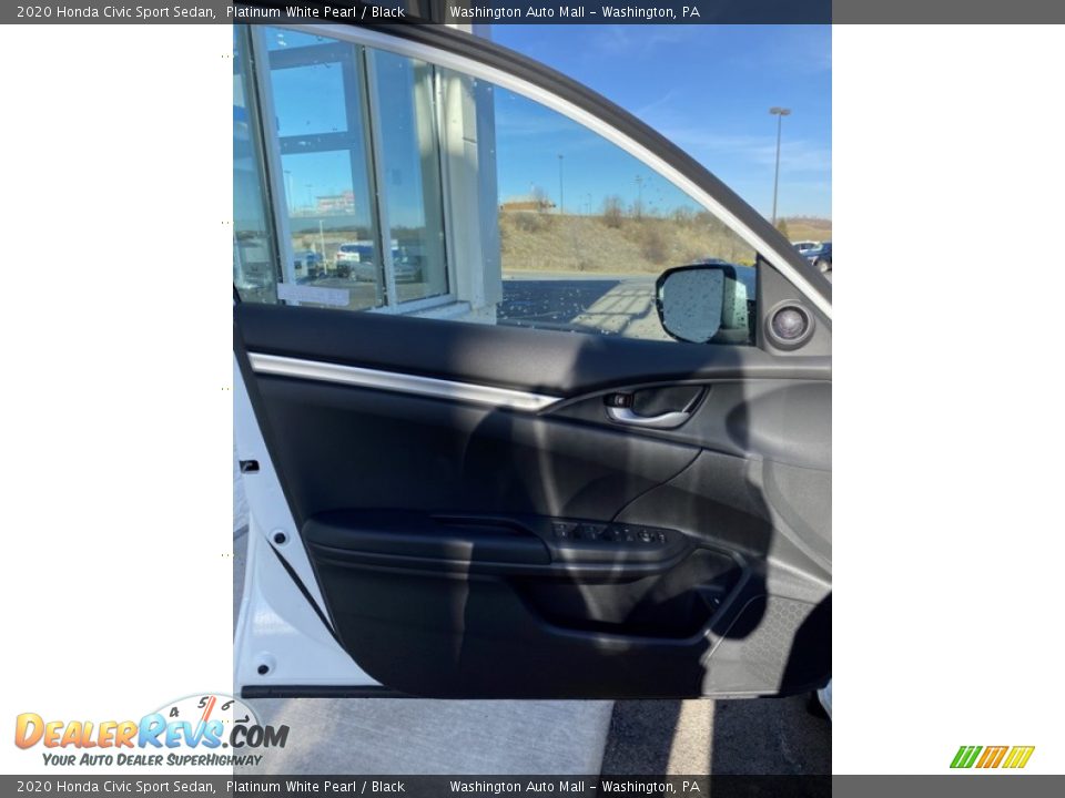 2020 Honda Civic Sport Sedan Platinum White Pearl / Black Photo #10