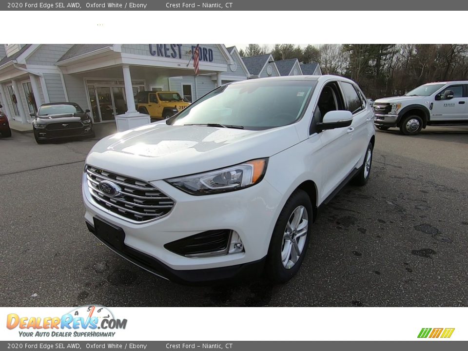 2020 Ford Edge SEL AWD Oxford White / Ebony Photo #3
