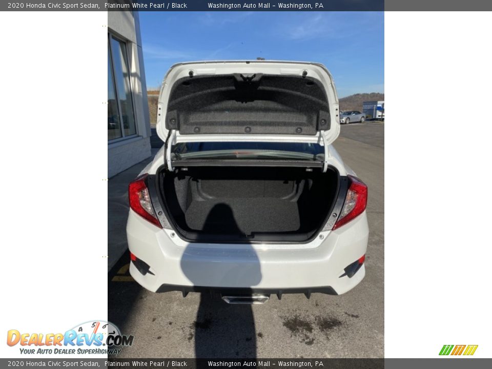 2020 Honda Civic Sport Sedan Platinum White Pearl / Black Photo #20
