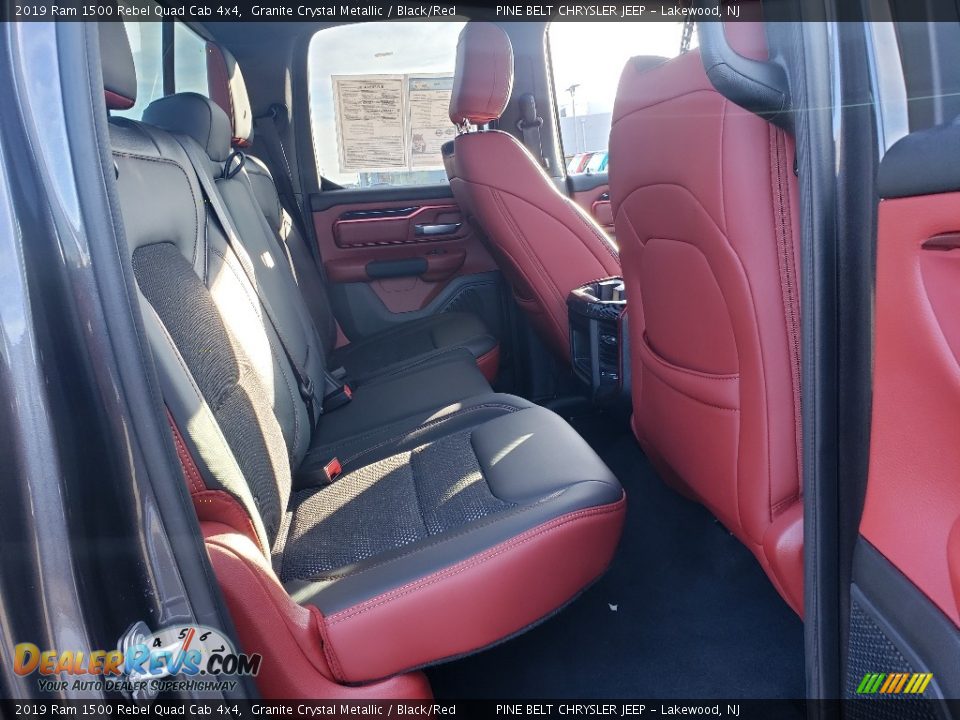 2019 Ram 1500 Rebel Quad Cab 4x4 Granite Crystal Metallic / Black/Red Photo #20