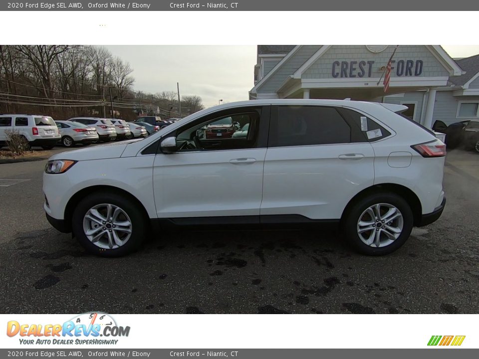 2020 Ford Edge SEL AWD Oxford White / Ebony Photo #4
