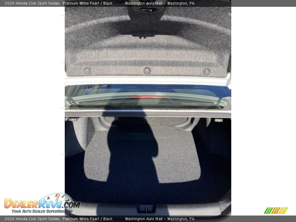 2020 Honda Civic Sport Sedan Platinum White Pearl / Black Photo #21