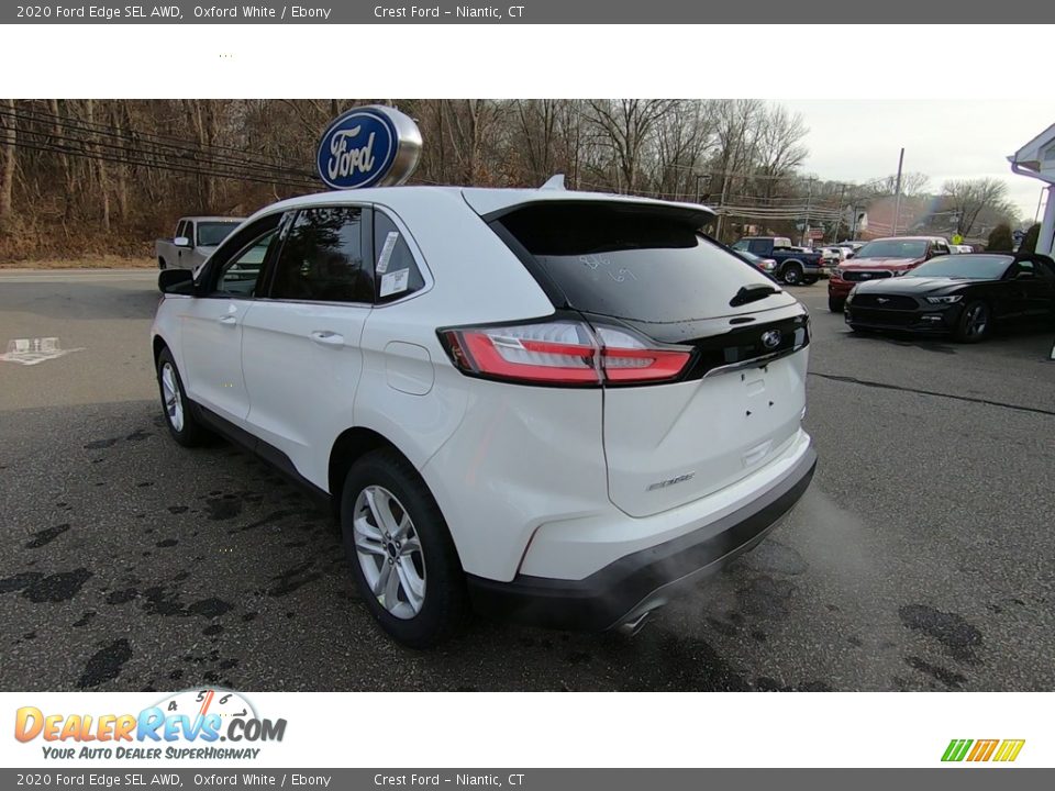2020 Ford Edge SEL AWD Oxford White / Ebony Photo #5