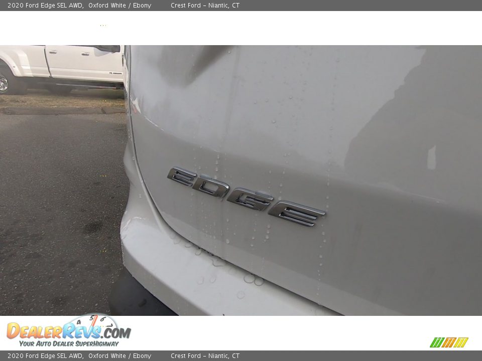 2020 Ford Edge SEL AWD Oxford White / Ebony Photo #10