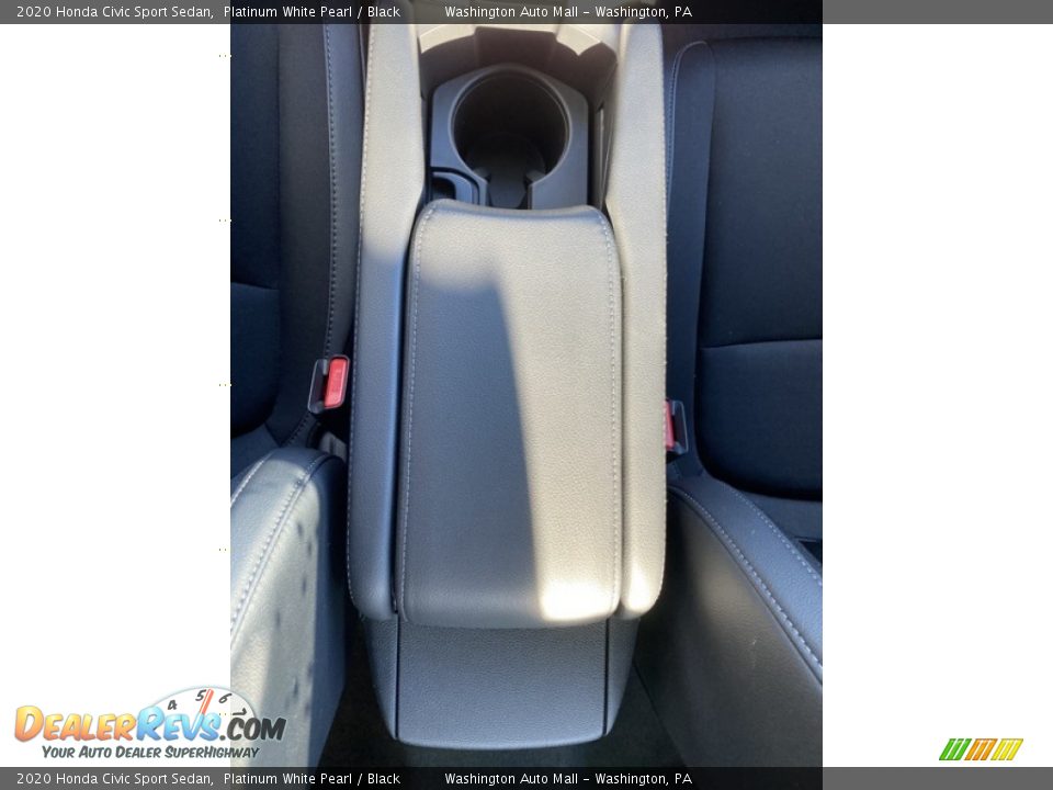 2020 Honda Civic Sport Sedan Platinum White Pearl / Black Photo #31