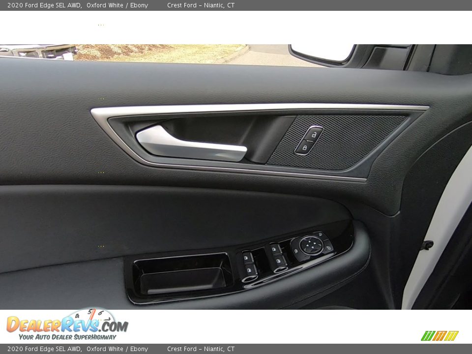 2020 Ford Edge SEL AWD Oxford White / Ebony Photo #13