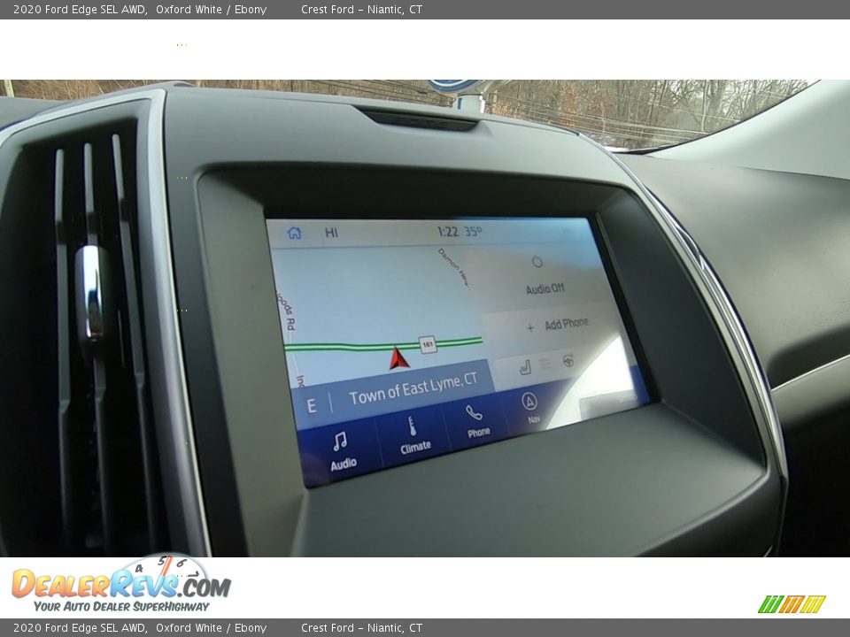 2020 Ford Edge SEL AWD Oxford White / Ebony Photo #15
