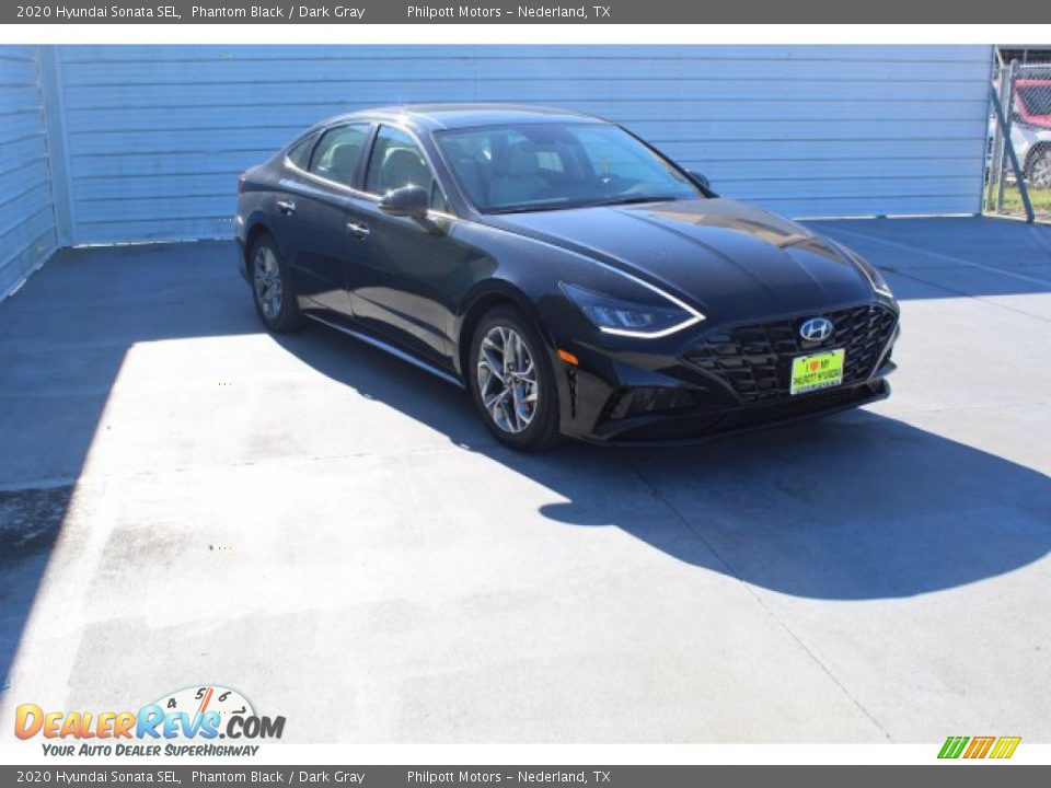 2020 Hyundai Sonata SEL Phantom Black / Dark Gray Photo #2