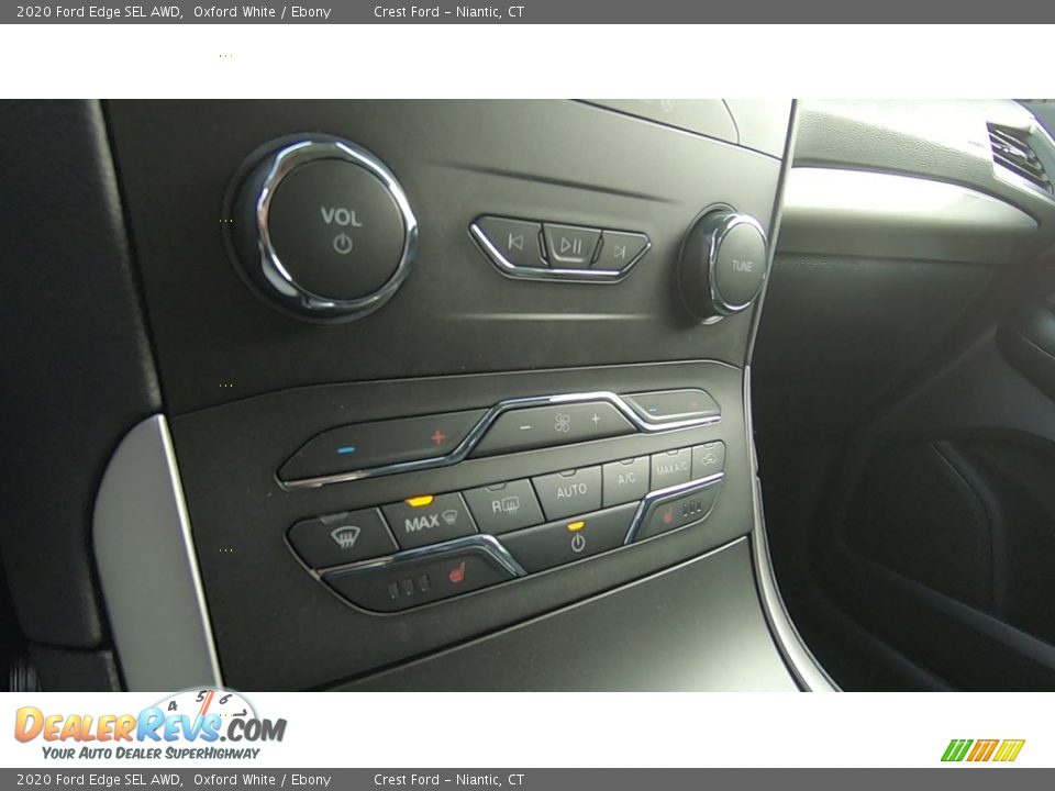 2020 Ford Edge SEL AWD Oxford White / Ebony Photo #16