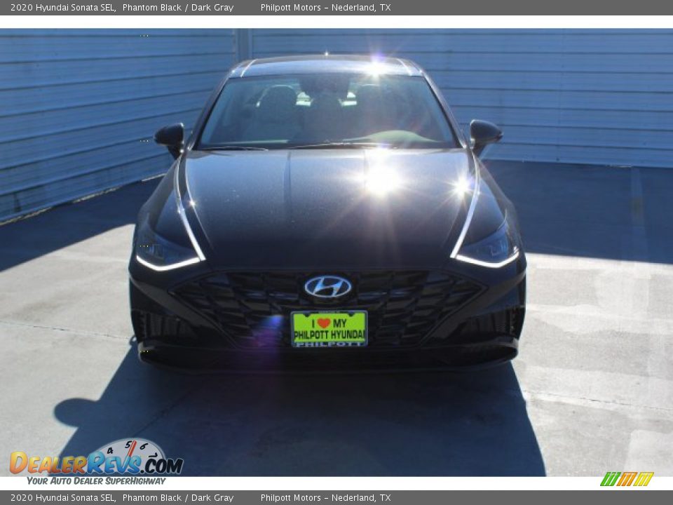 2020 Hyundai Sonata SEL Phantom Black / Dark Gray Photo #3