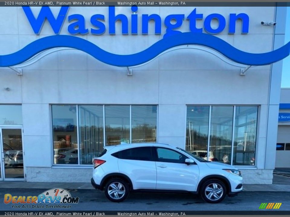 2020 Honda HR-V EX AWD Platinum White Pearl / Black Photo #1