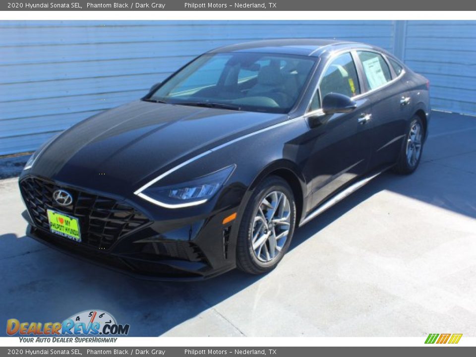 2020 Hyundai Sonata SEL Phantom Black / Dark Gray Photo #4