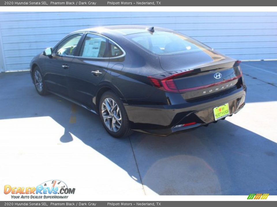 2020 Hyundai Sonata SEL Phantom Black / Dark Gray Photo #6