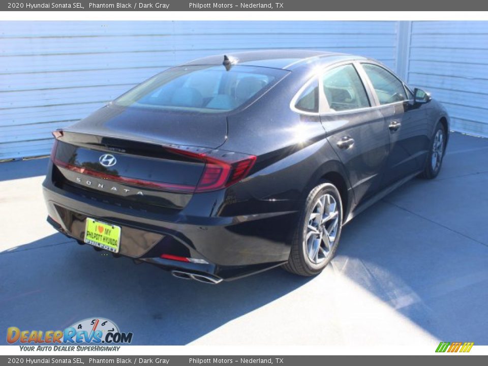 2020 Hyundai Sonata SEL Phantom Black / Dark Gray Photo #8