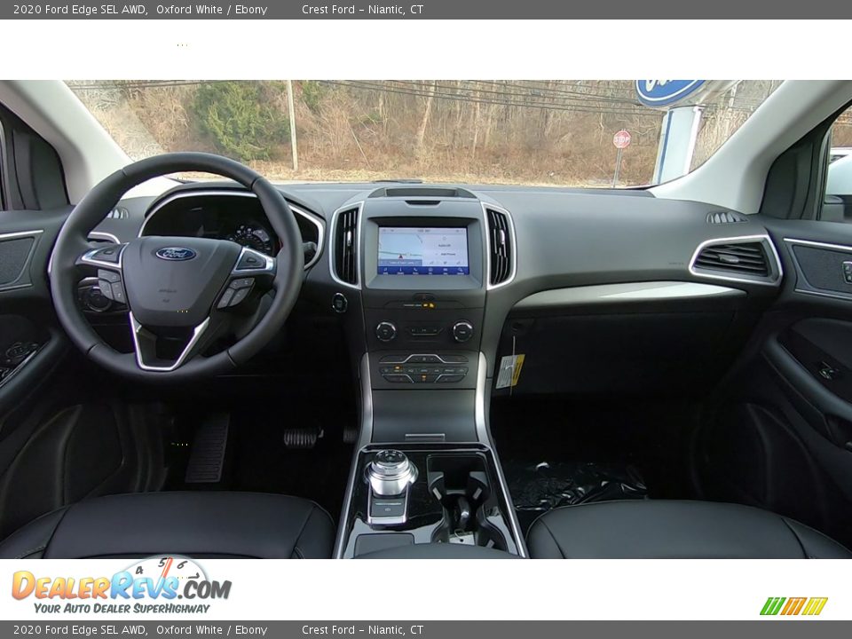 2020 Ford Edge SEL AWD Oxford White / Ebony Photo #20