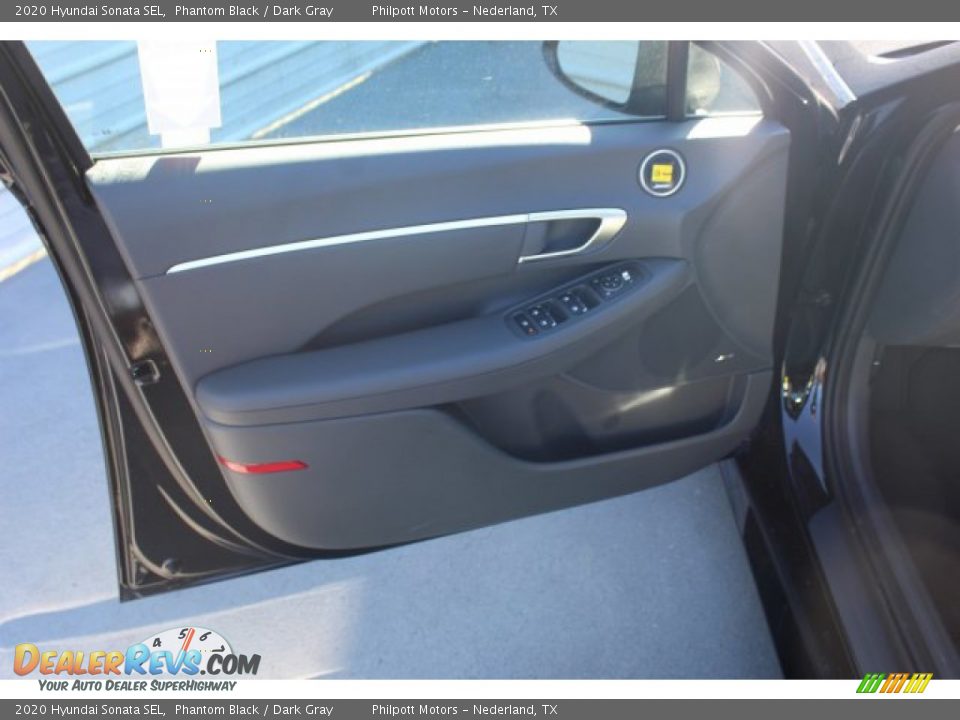 2020 Hyundai Sonata SEL Phantom Black / Dark Gray Photo #9