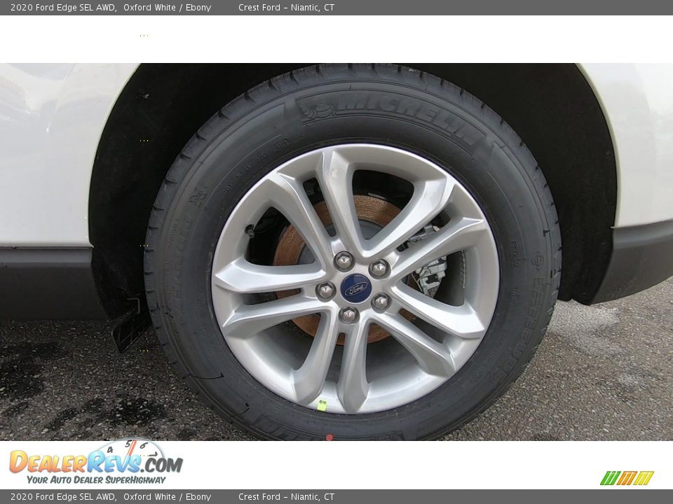 2020 Ford Edge SEL AWD Oxford White / Ebony Photo #21