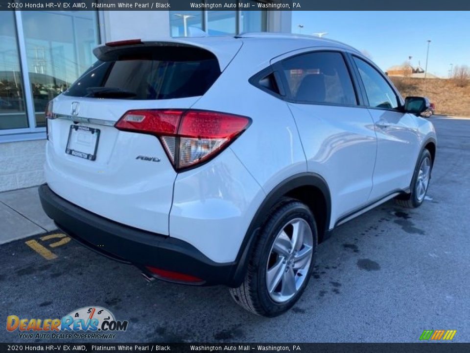 2020 Honda HR-V EX AWD Platinum White Pearl / Black Photo #7
