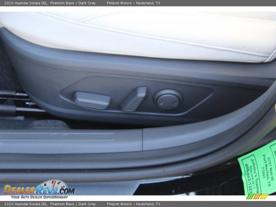 2020 Hyundai Sonata SEL Phantom Black / Dark Gray Photo #11