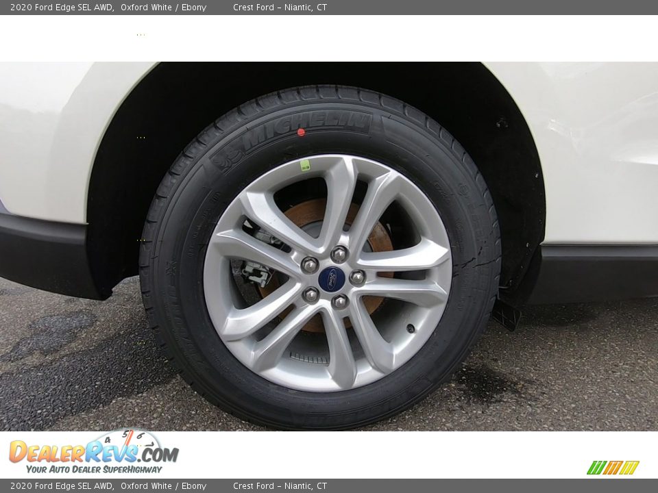 2020 Ford Edge SEL AWD Oxford White / Ebony Photo #23