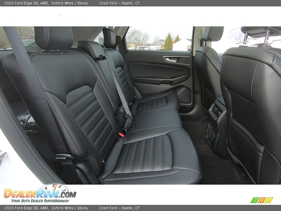 2020 Ford Edge SEL AWD Oxford White / Ebony Photo #24