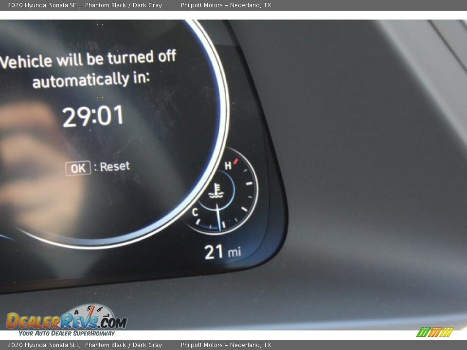 2020 Hyundai Sonata SEL Phantom Black / Dark Gray Photo #15