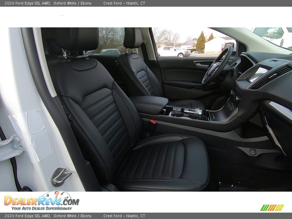 2020 Ford Edge SEL AWD Oxford White / Ebony Photo #25