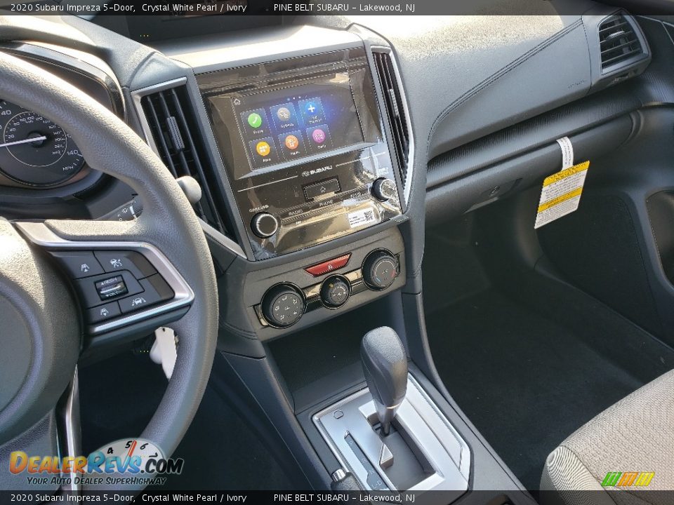 2020 Subaru Impreza 5-Door Crystal White Pearl / Ivory Photo #10