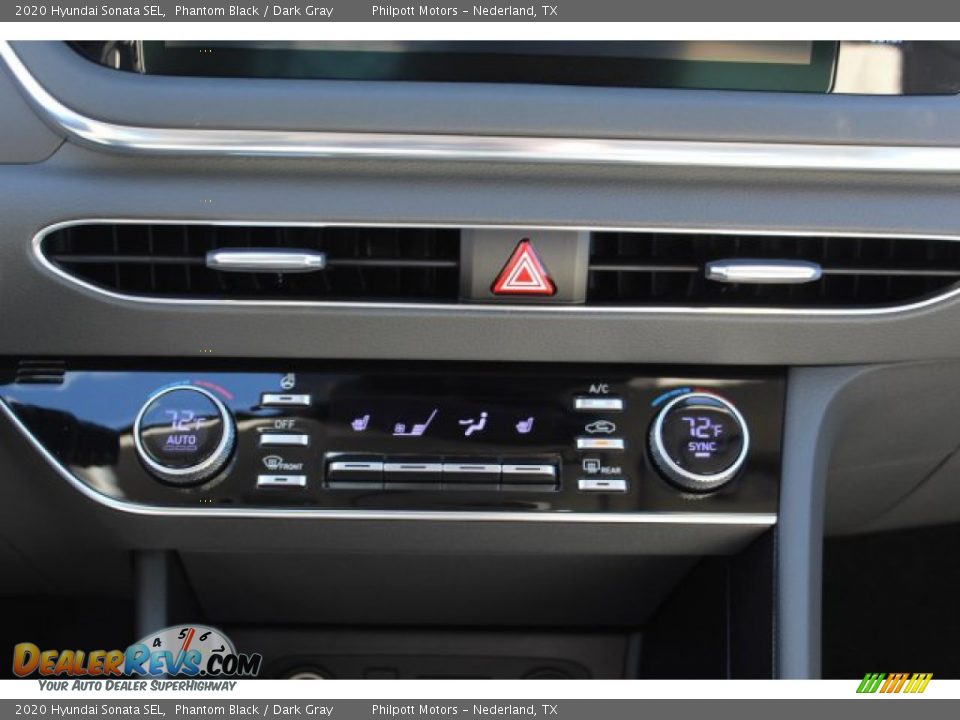 2020 Hyundai Sonata SEL Phantom Black / Dark Gray Photo #17