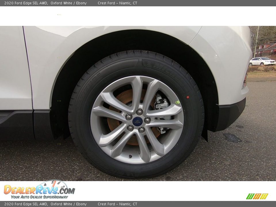 2020 Ford Edge SEL AWD Oxford White / Ebony Photo #27
