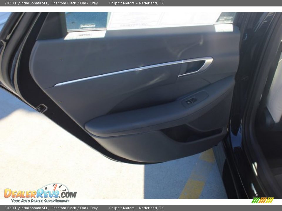 2020 Hyundai Sonata SEL Phantom Black / Dark Gray Photo #20