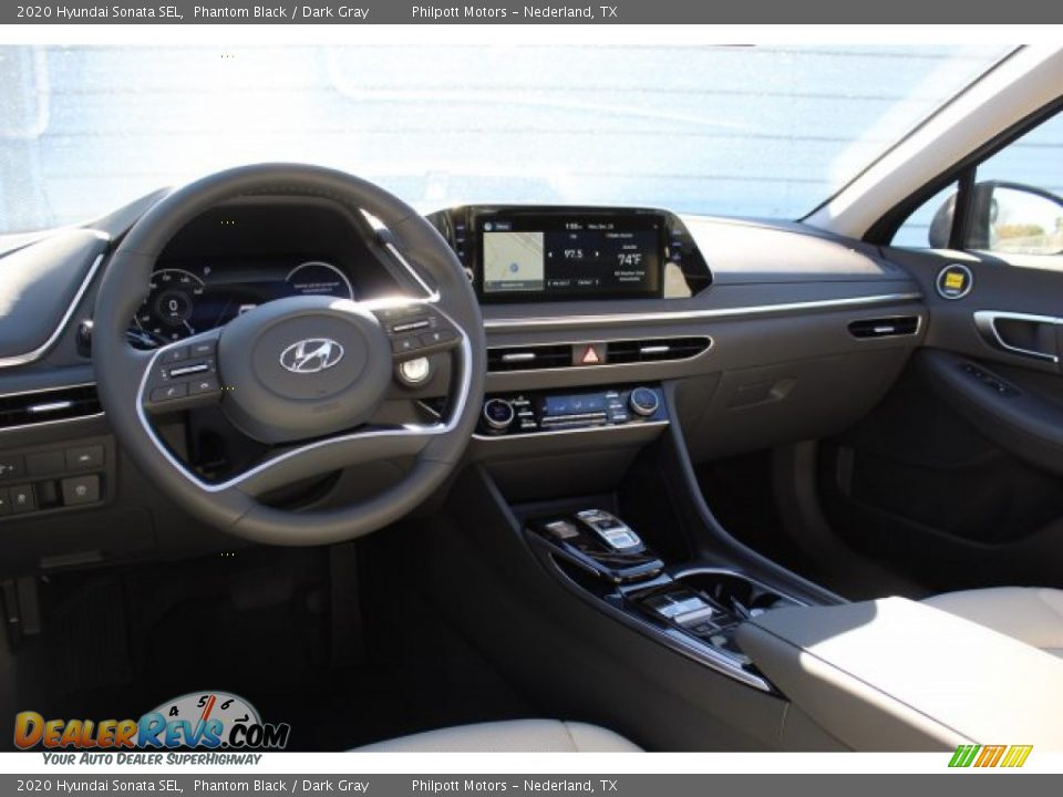 2020 Hyundai Sonata SEL Phantom Black / Dark Gray Photo #22