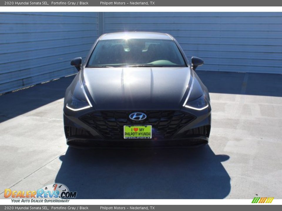 2020 Hyundai Sonata SEL Portofino Gray / Black Photo #3