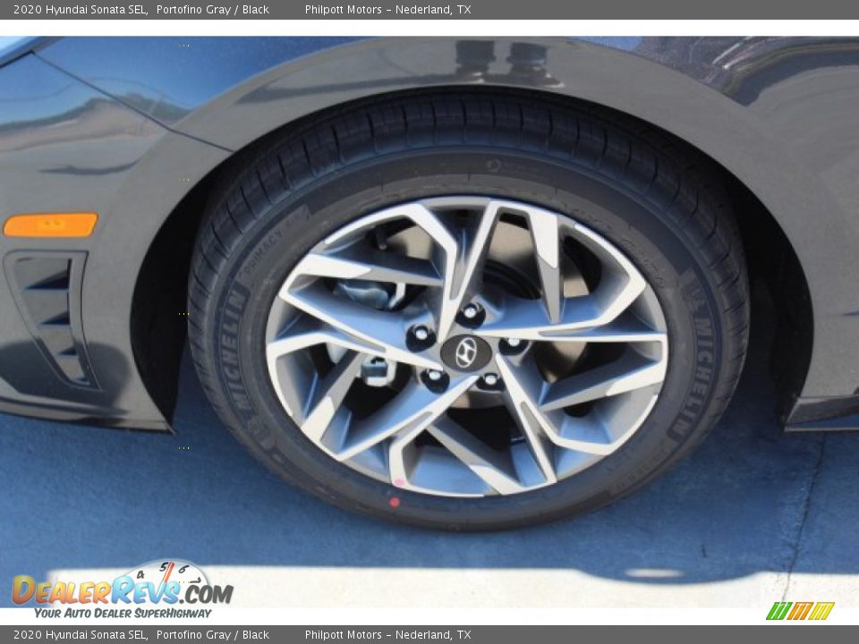 2020 Hyundai Sonata SEL Portofino Gray / Black Photo #5