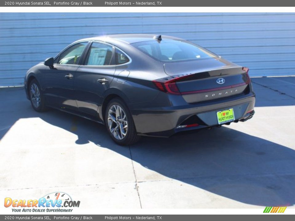 2020 Hyundai Sonata SEL Portofino Gray / Black Photo #6